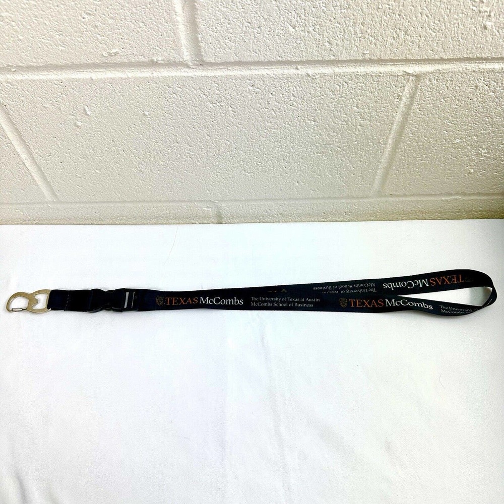 Texas Mccombs Lanyard, University Of Texas, 23 Inch, Black
